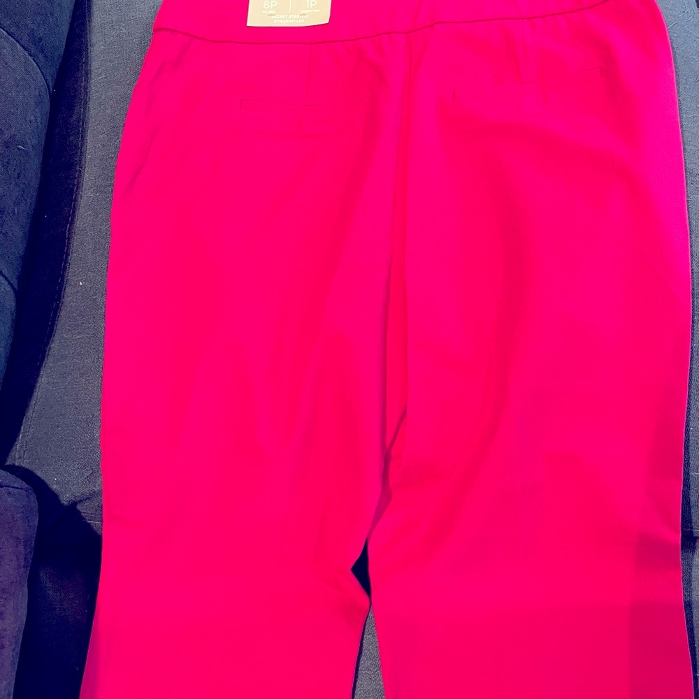 Chico’s pink fuchsia capri pants size 8 petite